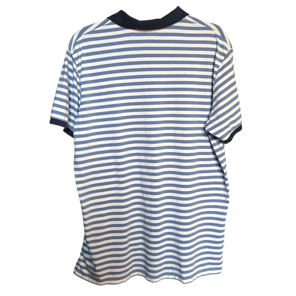 Polo Ralph Lauren‎ Mens Collar Shirt Striped with Orange Pony Logo XL